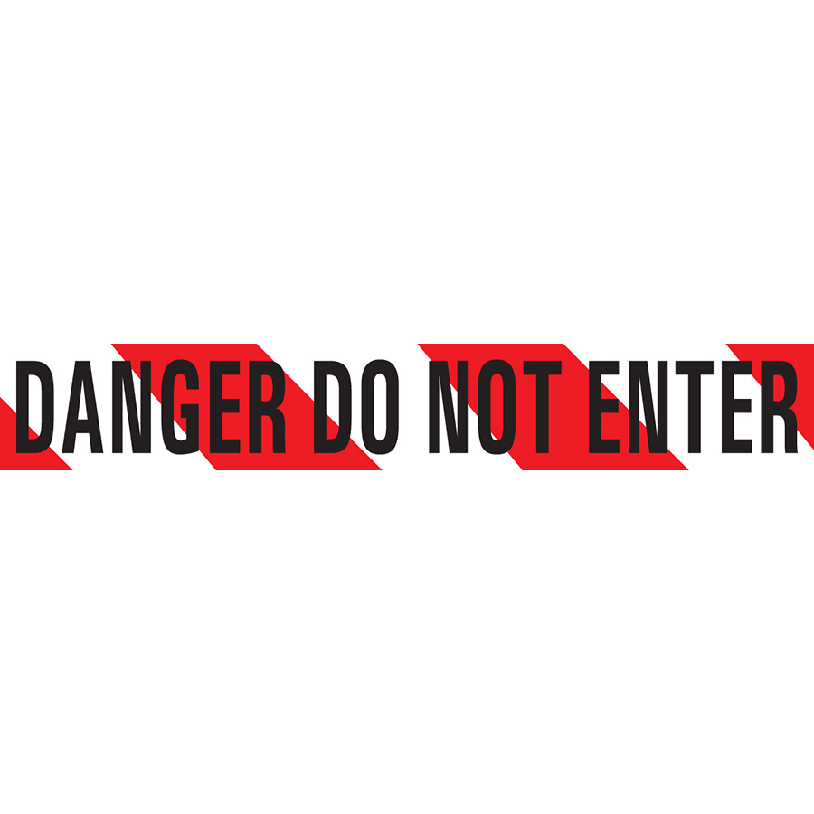 Danger Do Not Enter Barricade Tape 