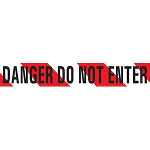 Danger Do Not Enter Barricade Tape 