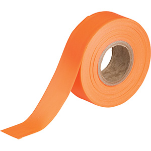 Fluorescent Orange Flagging Tape