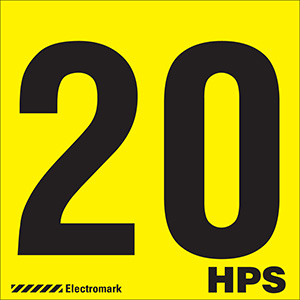 "20 HPS" Luminaires Label