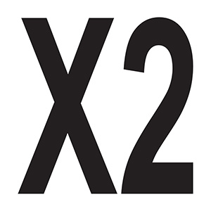 "X2" Bushing Label 