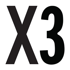 "X3" Bushing Label 