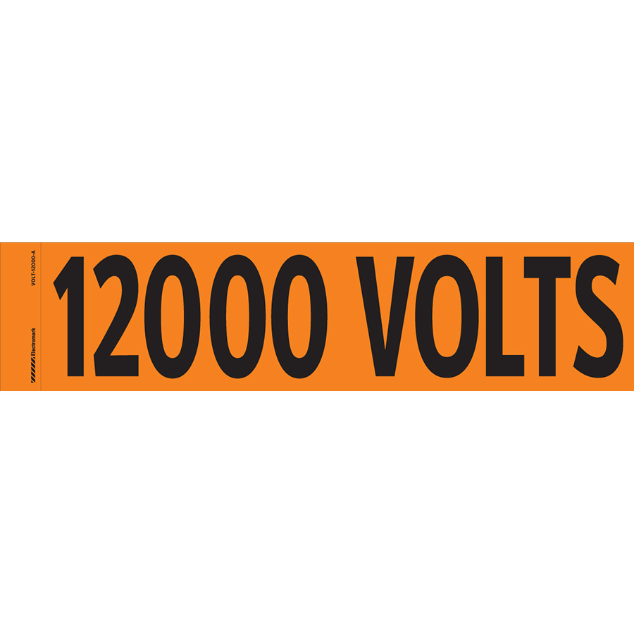 "12000 Volts" Markers