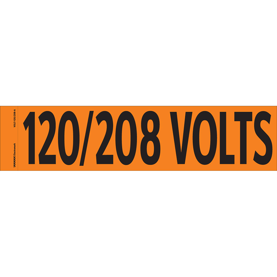"120/208 Volts" Markers