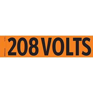 "208 Volts" Markers